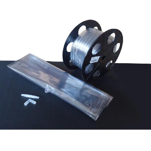 漏水対策シート0.1mmx1mx1m・透明ホース20mセット アキレス 雨漏