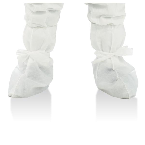 型番　B5000仕様・特徴バリアーマン素材のシューズカバーです。バリアーマンとセットでご利用ください。  用途・アスベスト取扱い作業・原子力施設保守作業・ガラス繊維取扱い作業・ペイントスプレー作業・ダイオキシン取扱い作業・機械メンテナンス作...