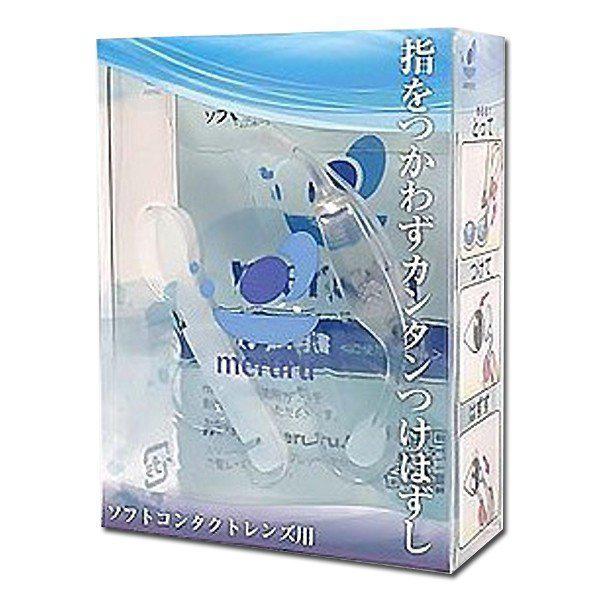 ●商品情報メディトレック meruru(メルル)ピンセット・・・持ち手部：75mm・幅20mm／ラッパ部：直径6.5mm／ピンセット部：4*7*9mmスティック・・・長さ62mm・幅6mm●利用方法◎コンタクトをはめる方法(1)メルルピンセ...