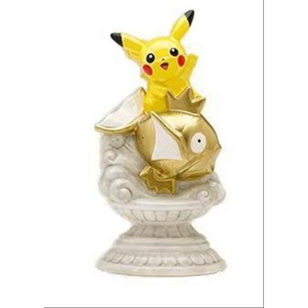 フィギュア ポケモンピカチュウと金のコイキング貯金箱 ポケモンセンターナゴヤr コンテス