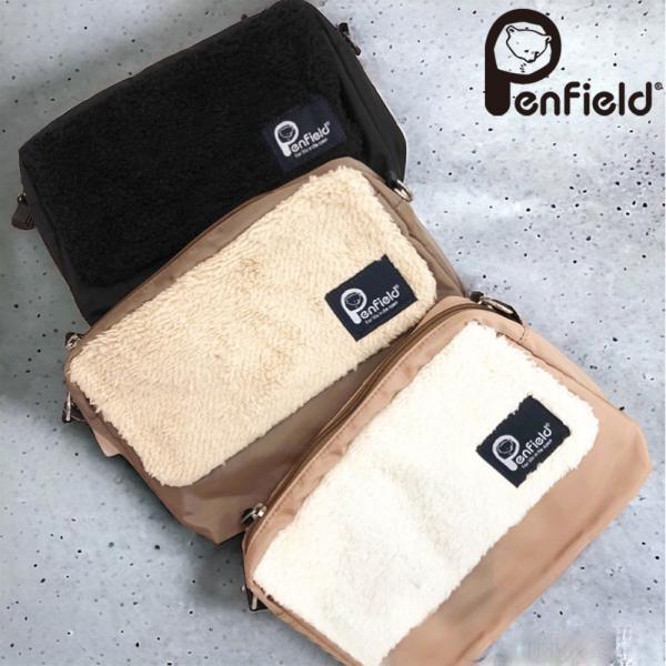 PenField ペンフィールド テディ ショルダーバッグ ボア バッグ もこもこ 斜め掛け 斜め掛けバッグ 肩掛け 肩掛けバッグ レディース メンズ ユニセックス