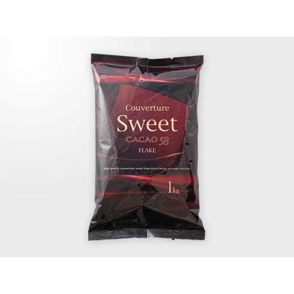商品詳細＜商品名＞クーベルチュール スイート フレーク＜メーカー＞不二製油＜原材料名＞カカオマス、砂糖、ココアバター、レシチン、香料(原材料の一部に大豆、乳成分を含む)＜内容量＞1kg＜アレルギー特定原材料＞乳、大豆＜賞味期限＞保管に適した...