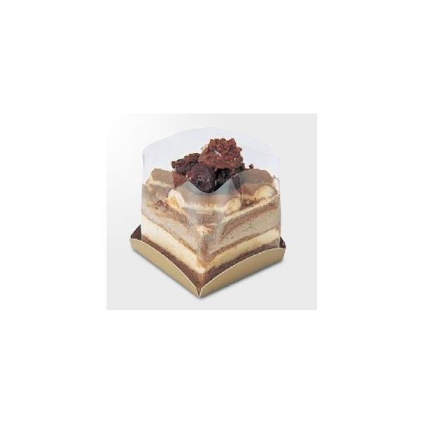 CP-101 ケーキプレート 正方形 (ゴールド) 100枚　【2個までレターパックプラス対応】