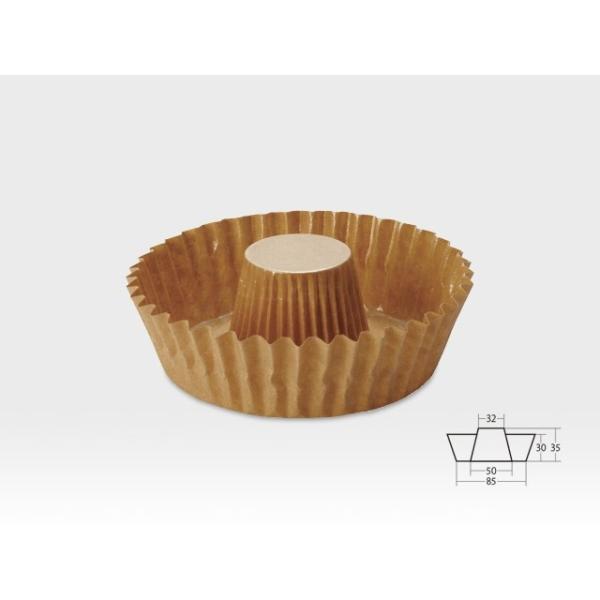 リングカップ(茶無地)　50枚入