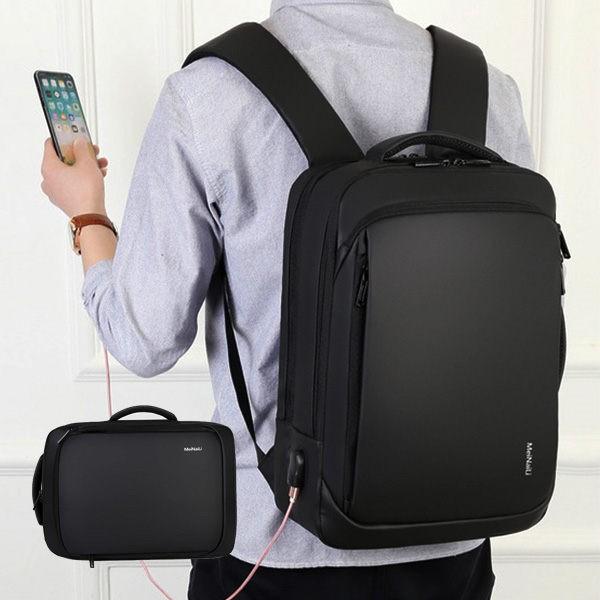 ビジネスリュック メンズ 薄型 軽量 防水 3way 通勤 リュックサック バックパック ビジネスバッグ Pc パソコン ブラック 黒 Usb l 就活 面接 convea Convenience ヤフー店 通販 Yahoo ショッピング