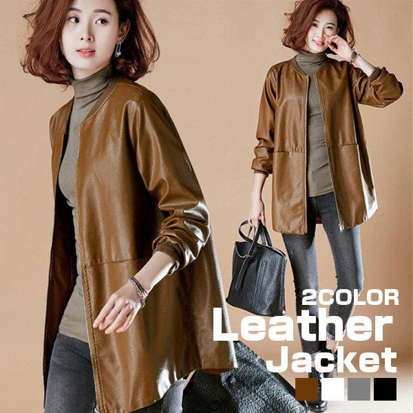 レザージャケット レディース ロングコート 30代40代50代 秋冬 革ジャン 中綿入り ジャケット ライダースジャケット コート 大きいサイズ おしゃれ loco Convenience ヤフー店 通販 Yahoo ショッピング