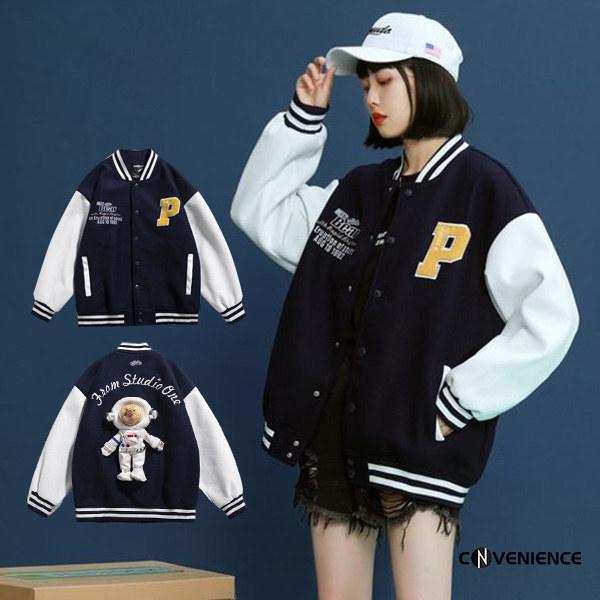 レディース スタジャン スタジアムジャンパー マウンテンパーカー ジャケット トップス 切り替え ジャンパー おしゃれ かわいい 野球服 スポーツ ゆったり 2227conve Convenience ヤフー店 通販 Yahoo ショッピング