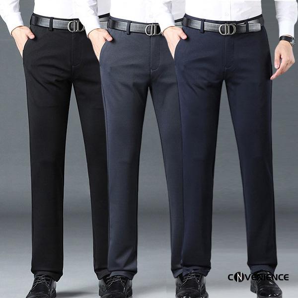 スラックス メンズ 裾上げ済 ノータック ボトムス ビジネスパンツ ストレッチ 厚手 保温 暖パンツ 防寒 紳士ズボン ウォッシャブル 洗える 暖かい 秋冬 244convea Convenience ヤフー店 通販 Yahoo ショッピング
