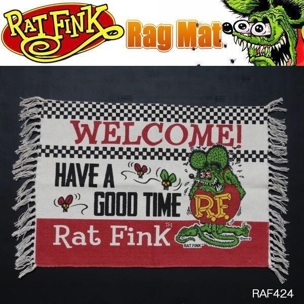 RAT FINK Rat Fink ラットフィンク ラグマット フロアーマット