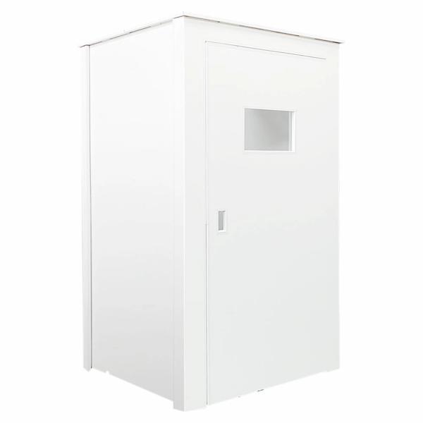 代引不可・メーカー直送] テレワーク ブース 組立式 個室 【右開き扉