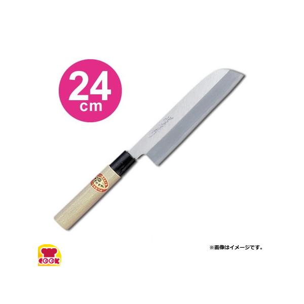 青木刃物 堺孝行 霞研 鎌形薄刃 24cm 06057(名入れ無料)(送料無料、代引OK) :4582226391996:厨房道具・卓上用品shop cookcook! 通販 越前打刃物-特別ご奉仕品-片刃ズンブリ薄刃包丁