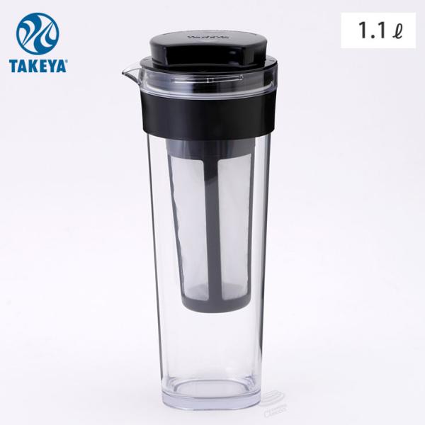 ■品名水出し専用 コーヒージャグ 2 ブラック■サイズ約W11.2×D10×H26.5cm■容量1.1L■重量約364g■材質本体：AS樹脂（耐熱温度 100℃/耐冷温度 -20℃）フタ,スリーブ：ポリプロピレン（耐熱温度 120℃/耐冷温...