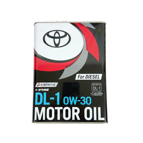 トヨタ 08883-03205 DL1 0W30 0W-30 ディーゼル エンジンオイル トヨタ 08883-03205 DL1 0W30 0W-30 ディーゼル エンジンオイル