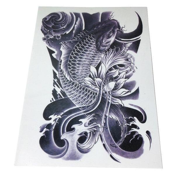 鯉柄タトゥーシール Tatoo 入れ墨 刺青 フェイク シート ステッカー 転写 墨 クラブ ファッション 和柄 和風 ボディーアート Buyee Buyee Japanese Proxy Service Buy From Japan Bot Online