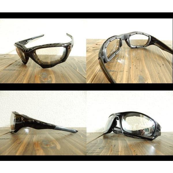サングラス バイク 自転車 花粉症対策 風防パット付 6111 1 クリアミラー 夜間走行に Buyee Buyee Japanese Proxy Service Buy From Japan Bot Online