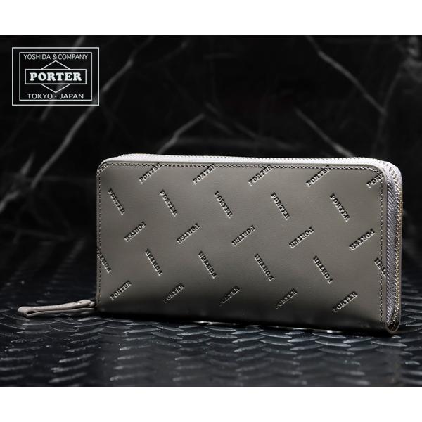 姫路東店】 中古 PORTER | ポーター 長財布 ENCHASE 007-02283 グレー  
