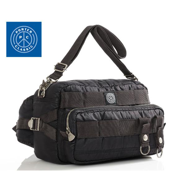 PORTER CLASSIC（ポータークラシック） ウエストバッグ/ブラック