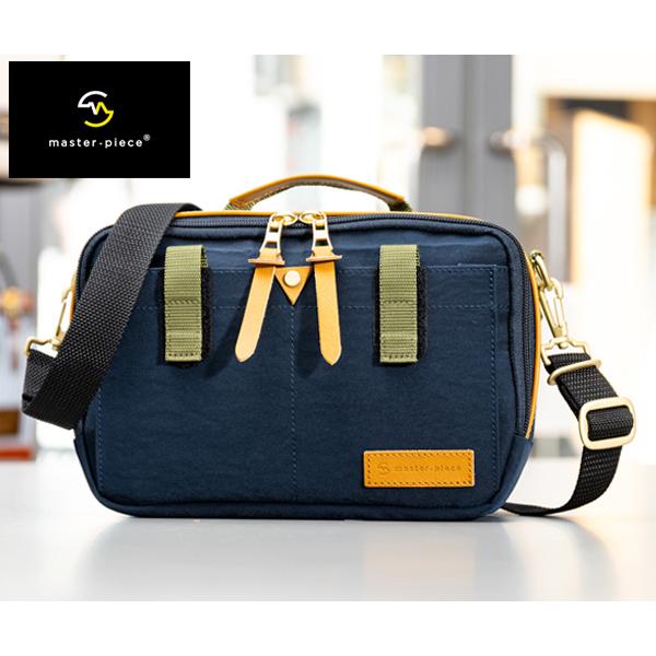 masterpiece マスターピース 2way ショルダーバッグ ネイビー master-piece マスターピース ショルダーバッグ/ネイビー メンズ