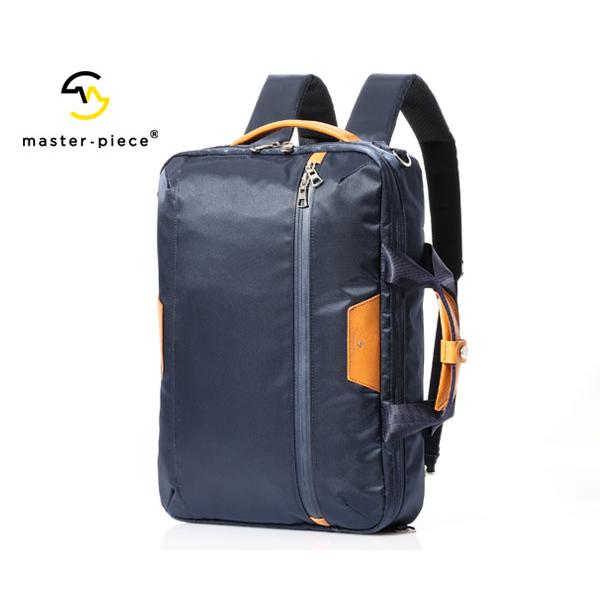 【美品】マスターピース 3WAY ビジネスバッグ ネイビー master-piece（マスターピース） 3WAYビジネスバッグ/ネイビー メンズ