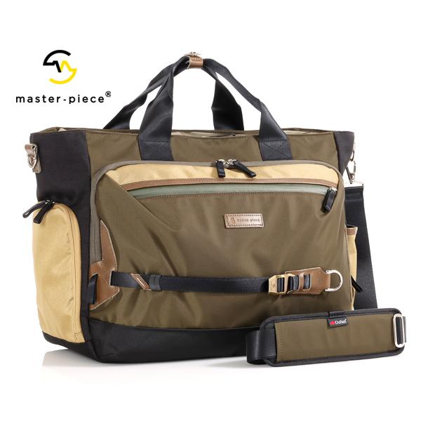 master-piece×complete works 2way バッグ master-piece（マスターピース） 2WAYトートバッグ/オリーブ メンズ