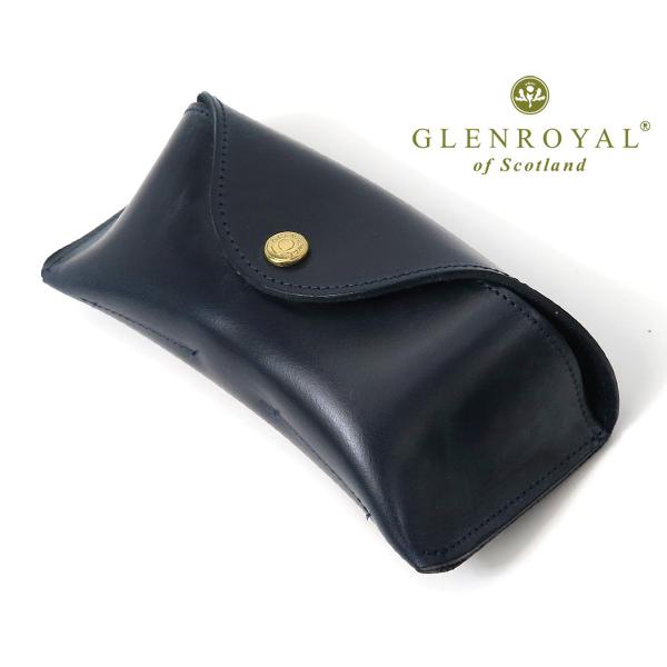 GLENROYAL（グレンロイヤル） メガネケース/ダークブルー メンズ フル