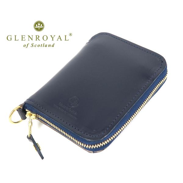 GLENROYAL グレンロイヤル スモールジップウォレット/ダーク