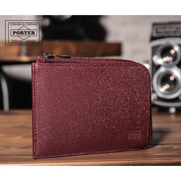 未使用 PORTER ABLE(エイブル) カードケース ボルドー ABLE（PORTER） ポーター エイブル カード ＆ コインケース 030-03084