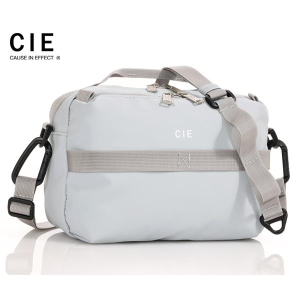 CIE シー ミニショルダーバッグ/ライトグレー メンズ グリッド3 032062 