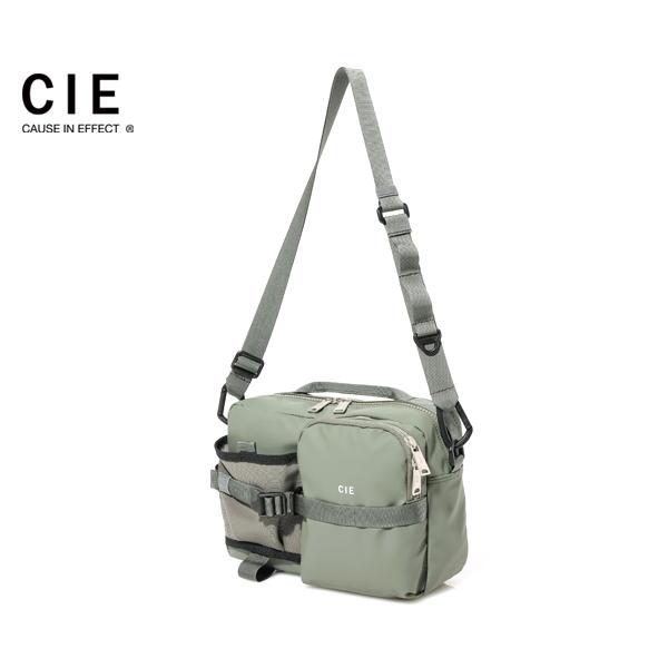CIE（シー） ボトルショルダーバッグ/M/オリーブ メンズ グリッド3 