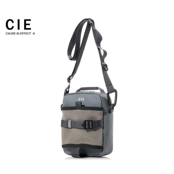 CIE（シー） ボトルミニショルダーバッグ/ネイビーグレー メンズ 