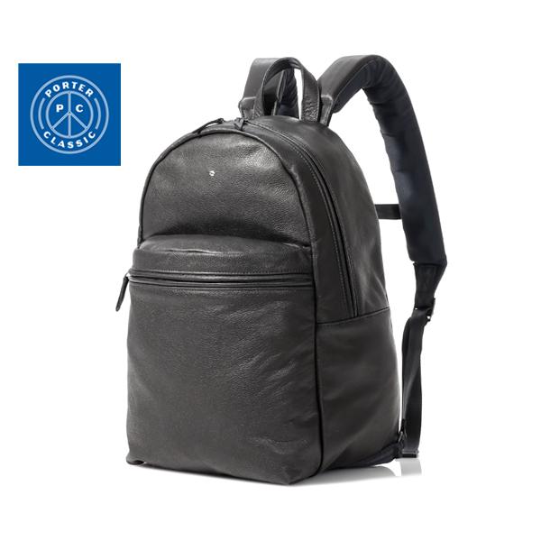 PORTER CLASSIC（ポータークラシック） レザーリュックサック/ブラック