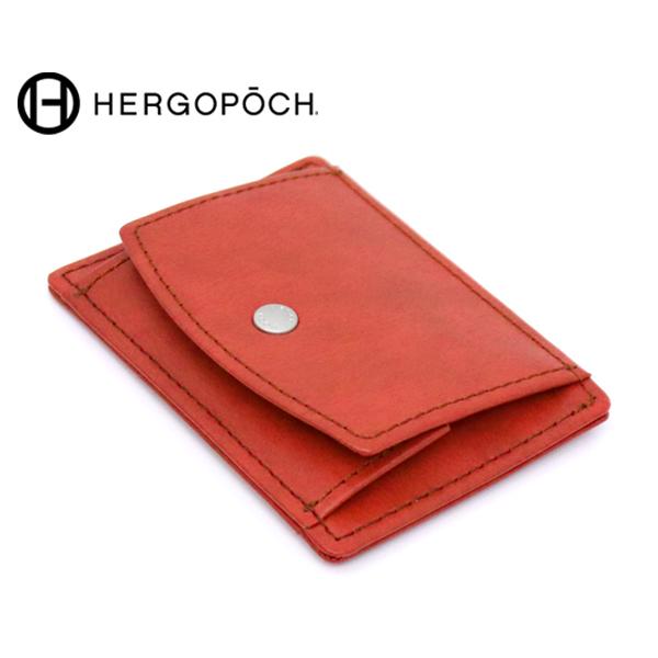 HERGOPOCH エルゴポック カード&コインケース/レッド メンズ HERGOPOCH エルゴポック カード&コインケース/レッド メンズ