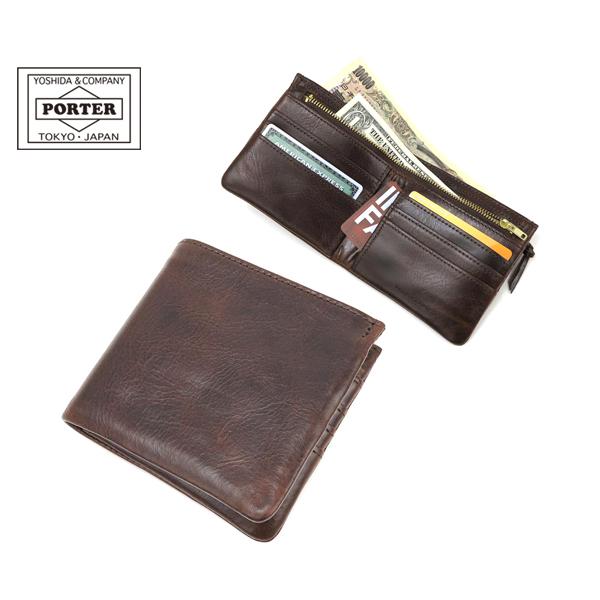 PORTER ニつ折り財布SOAKソーク ウォレット101-06002 ブラウン SOAK（PORTER） ポーター ソーク ウォレット 101-06002 （カラー