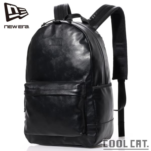 ニューエラ ライトパック 27L シンセティックレザー/ブラック メンズ 14750898 NEW ERA【選べるノベルティ付】