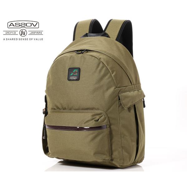 AS2OV（アッソブ） デイパック/カーキ メンズ 330×1000D CORDURA