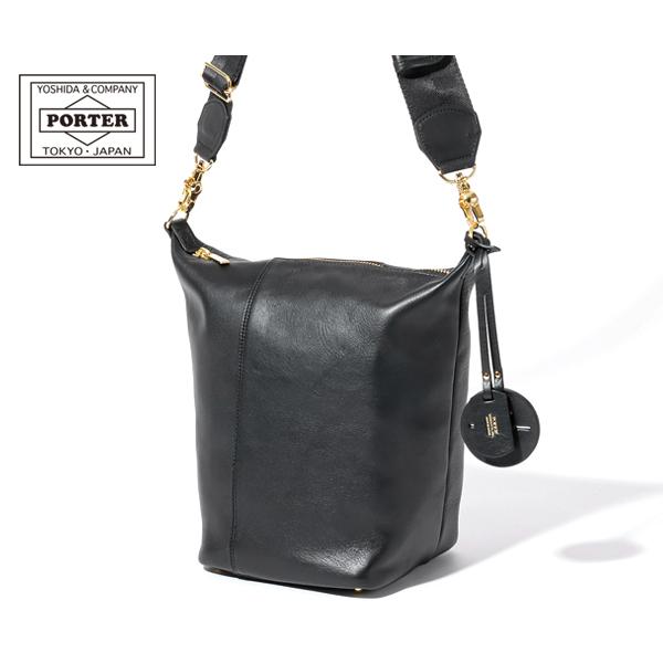 PORTER MINIATURE 2WAY LEATHER BAG バケツ型 PORTER MINIATURE 2WAY LEATHER BAG バケツ型