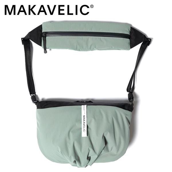 【商品レビューで＋5％】【正規品1年保証】 マキャベリック ショルダーバッグ メンズ MAKAVELIC ZEPHYR SOLEIL 2WAY SHOULDER BAG 3125-10516 MAKAVELIC（マキャベリック） SOLEIL 2WAY SHOULDER BAG 2WAY