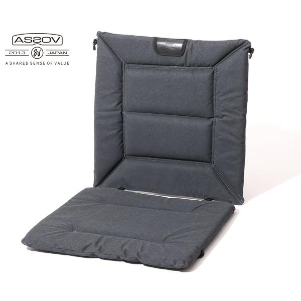 AS2OV アッソブ 難燃SEAT ローバーチェアシート/ブラック メンズ