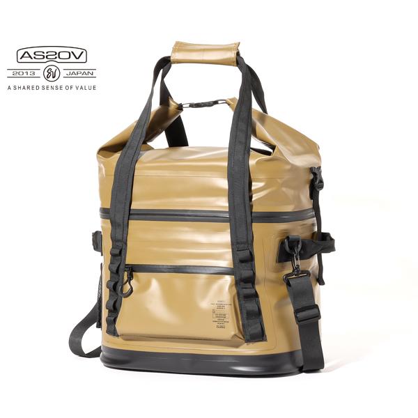 AS2OV アッソブ ソフトクーラーバッグ/35L/ベージュ メンズ