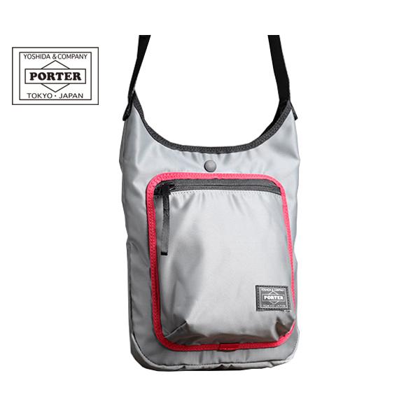 美品　PORTER グレー ショルダーバッグ 働く女性の新定番。煌めきを纏う、PORTER GIRL SHELLシリーズを紹介し