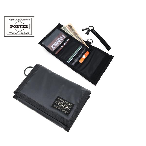熱と圧力を加えて光沢を出すシレー加工を施したナイロン生地が新鮮な印象を与える、カラーバリエーション豊富な小物シリーズ「PORTER CAPSULE」です。ポケットにすっぽりと収まるコンパクトサイズです。こちらの横型3つ折り財布は、内装にジッ...