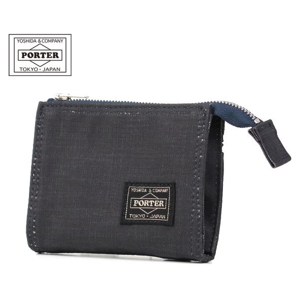♫未使用 PORTER DUCK ケース ネイビー 636-06834 DUCK（PORTER） ポーター ダック ジップウォレット 636-06834 吉田