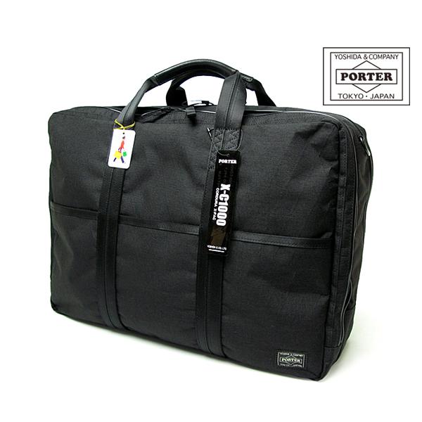 PORTER 近年モデル HYBRID 2WAYオーバーナイト 黒 メンズ PORTER HYBRID 2WAYオーバーナイト 黒