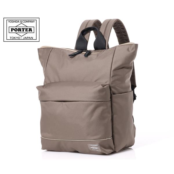 美品　PORTER ムース　デイパック　リュック　グレージュ PORTER ポーター ムース 2WAYデイパック(S) 751-28177 （カラー