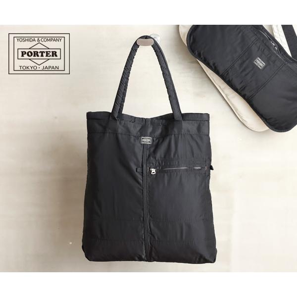 PORTER MILE トートバッグ ブラック 754-15109 PORTER ポーター マイル トートバック 754-15109 メンズ