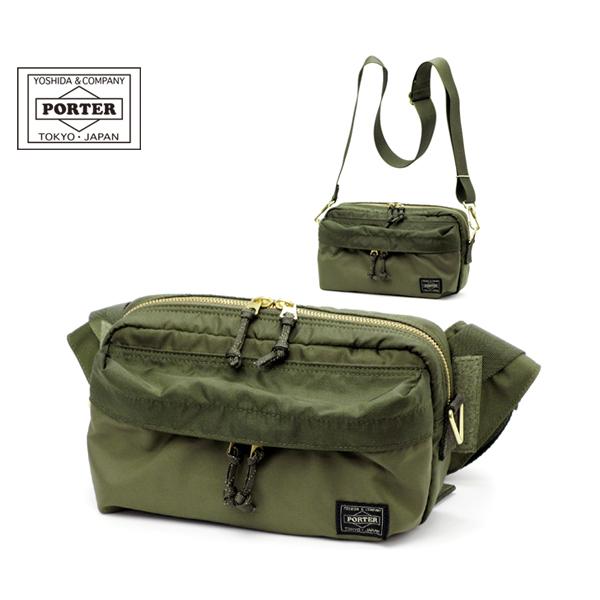 PORTER ポーター フォース 2WAYウエストバッグ　 オリーブ FORCE(フォース) 2WAY WAIST BAG | 吉田カバンホームページ | YOSHIDA