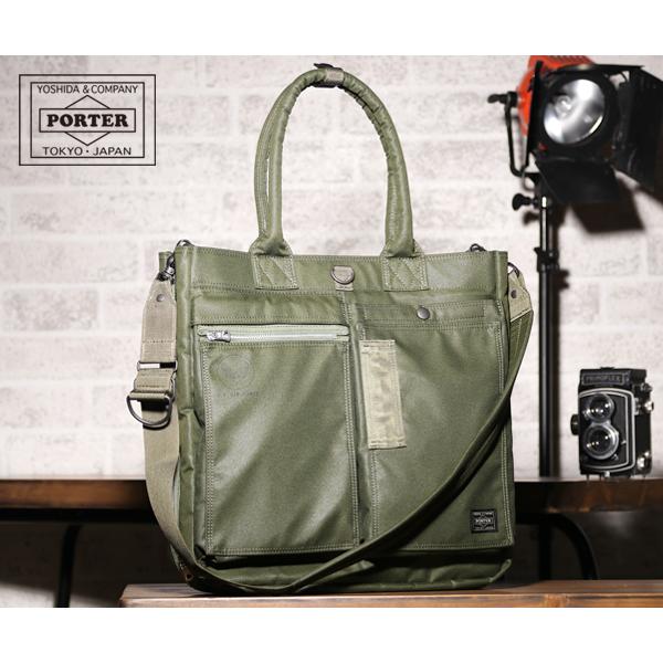 選べるノベルティ付 吉田カバン ポーター 2wayトートバッグ オリーブドラブ メンズ フライングエース 863 Porter 863 30 クールキャット Yahoo ショップ 通販 Yahoo ショッピング