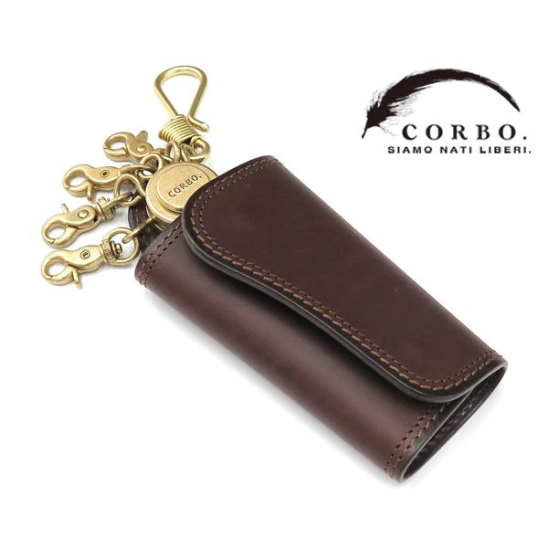 CORBO メンズ キーケース CO-8LC-9376 新品 Amazon | [コルボ] キーケース 本革 メンズ ダークグリーン CO