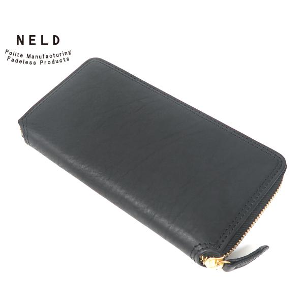 NELD（ネルド） ラウンドファスナー長財布/ブラック メンズ ミネロ 