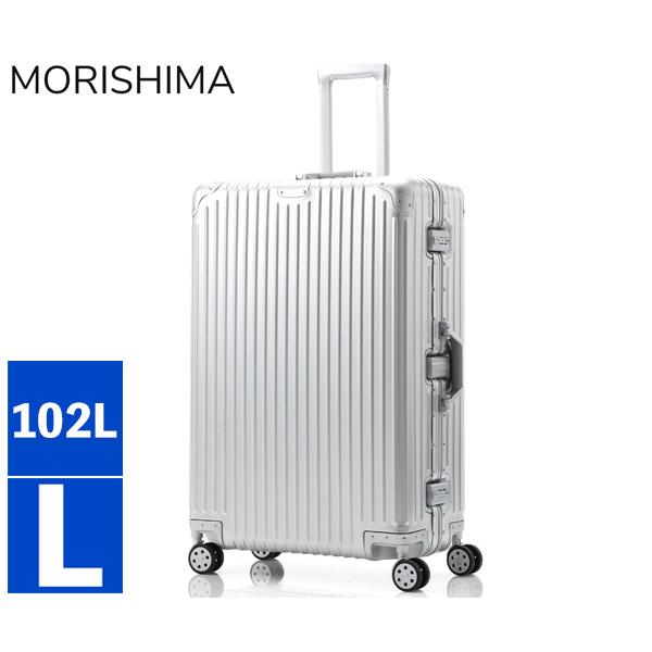 氷川きよしキャリーケース　キー付き モリシマ キャリーケース/L/102L/シルバー メンズ kj803-l MORISHIMA